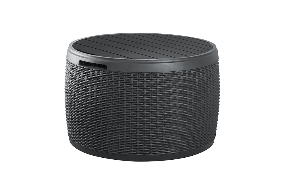 Keter Circa Rattan 140L Storage Box - Grey