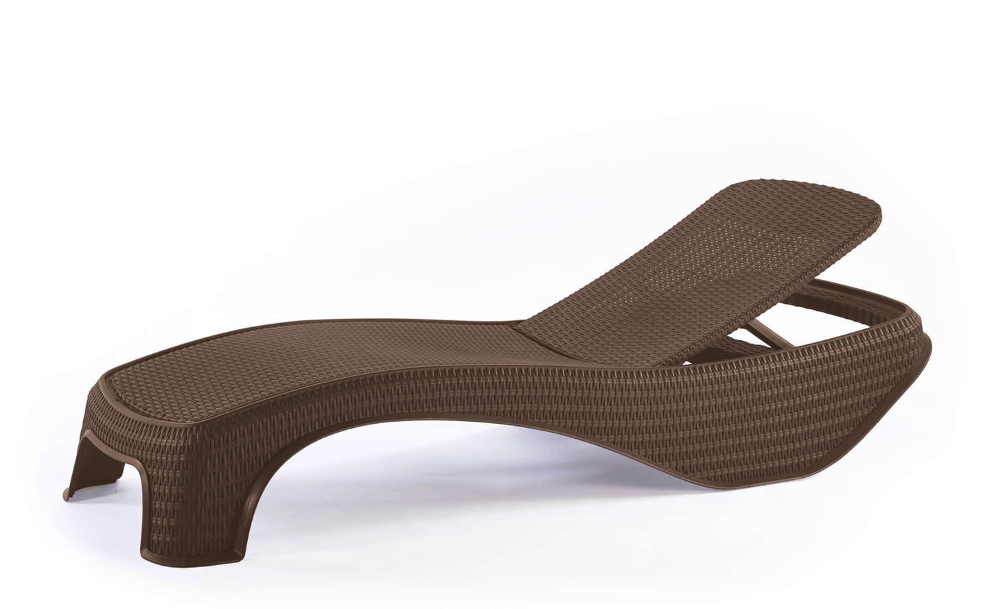 Keter Atlantic Sun Lounger - Brown- 2 Pack
