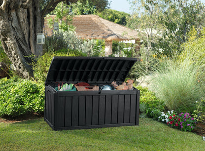 Keter Glenwood 390L Storage Box - Graphite