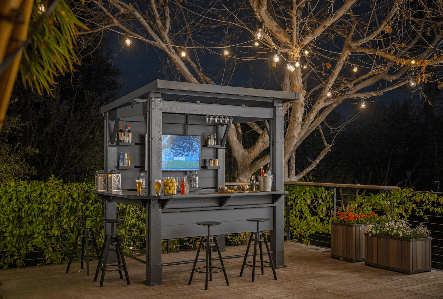 Keter Bar Gazebo - Grey