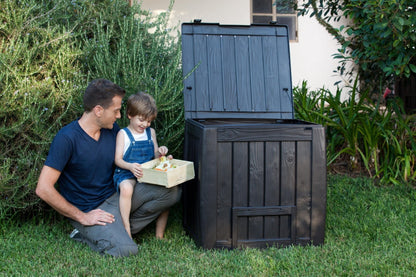 Keter DECO Wood Look 330L Composter - Brown