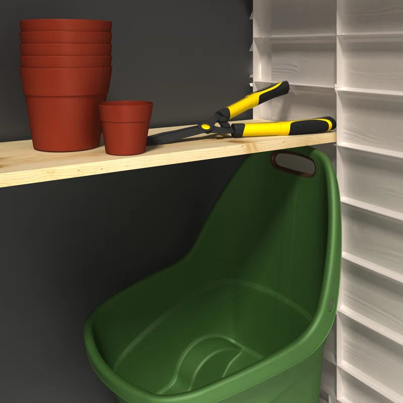 1200L Storage Shed - Beige / Brown
