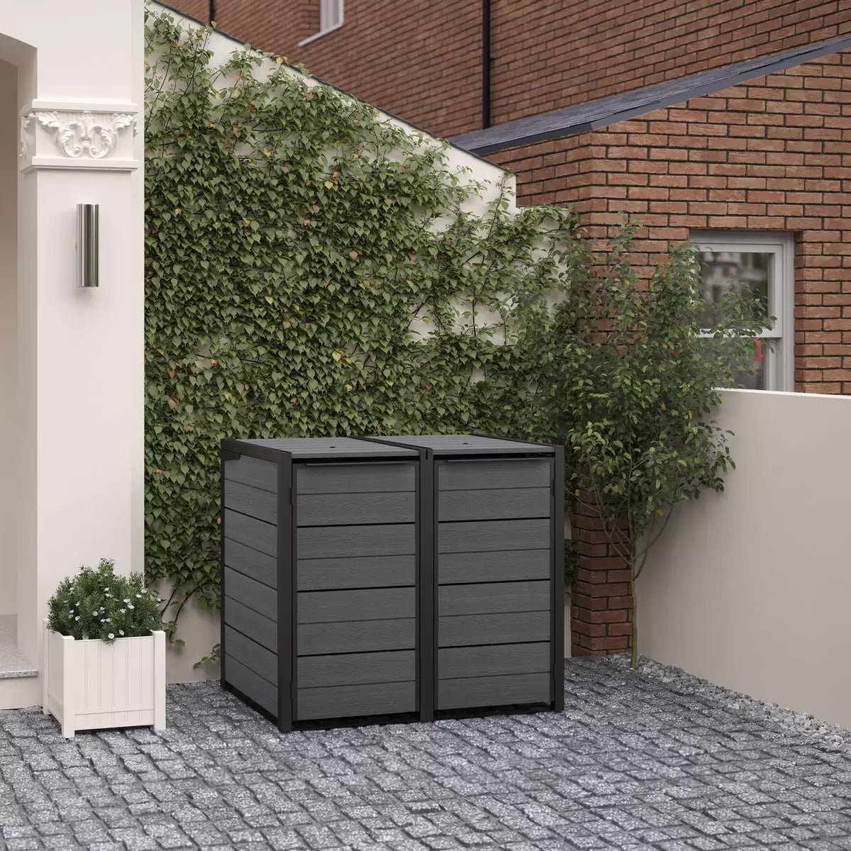 Keter  Hideaway - 2 Bin (Grey)