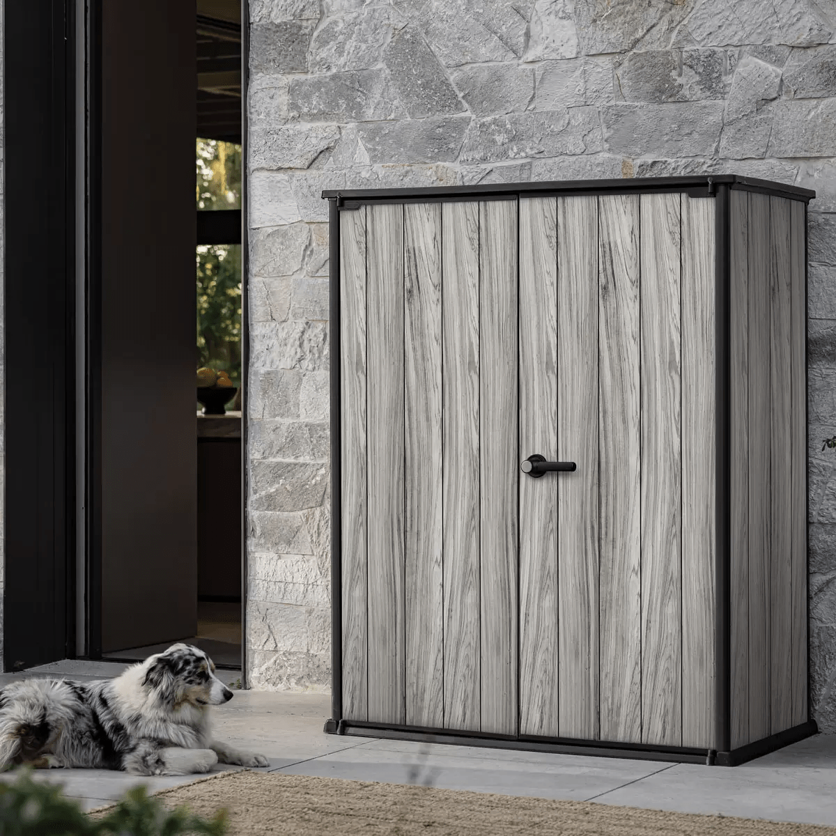 Keter Signature Vertical Shed - Stormgrey Look
