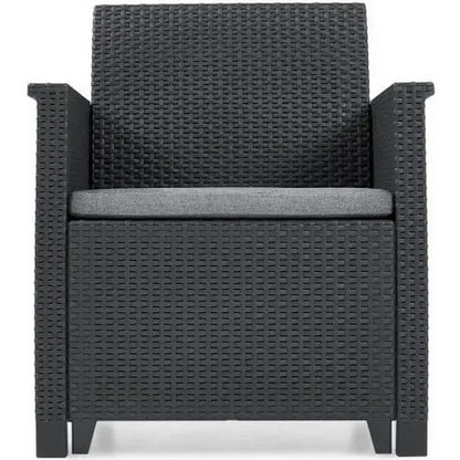 Keter Elodie Balcony Set - Graphite