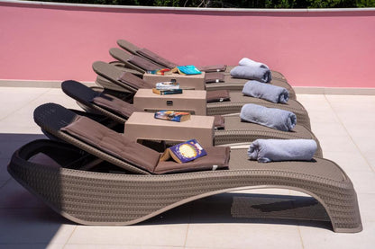 Keter Atlantic Sun Lounger - Brown- 2 Pack