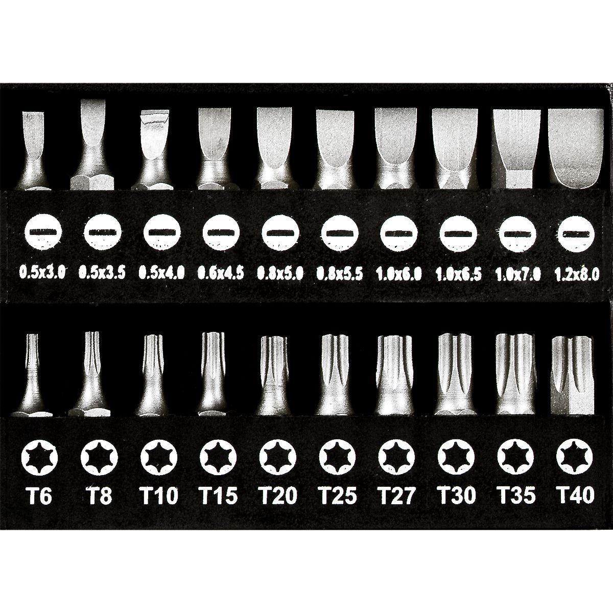 Kendo 101 Piece Screwdriver Bit & Socket Set with Bench Organiser Stand Multi Drive Tool Station