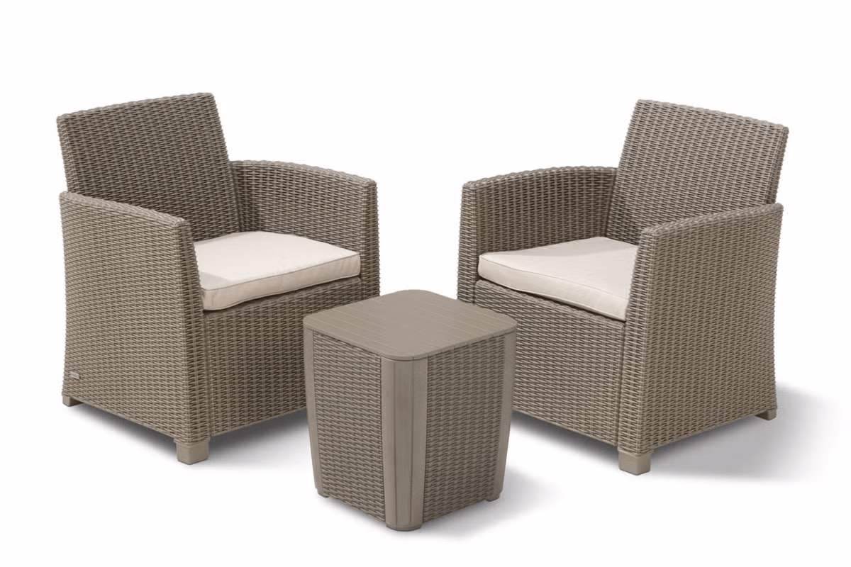 Keter Mia Balcony Set - Cappuccino