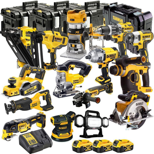 Dewalt DCKT4T15B4 18V 3 x 5.0Ah Battery & Charger XR Li-Ion 15 Piece Toughsystem Kit
