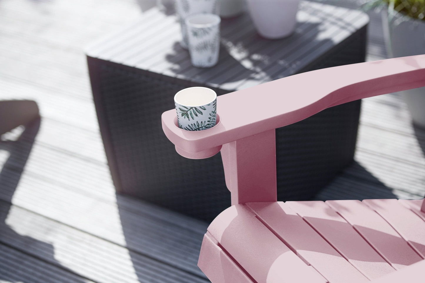 PRE ORDER: JULY. - Keter Alpine Adirondack Chair - Pink