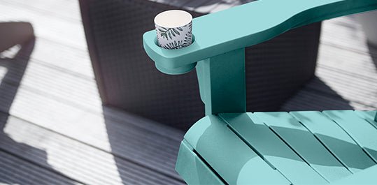 PRE ORDER: AUG. - Keter Alpine Adirondack Chair - Aqua Teal