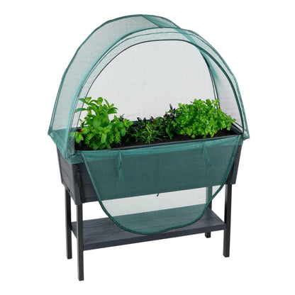PRE ORDER: AUG. - 2 x Keter Alfresco Raised Garden Beds with NET Covers