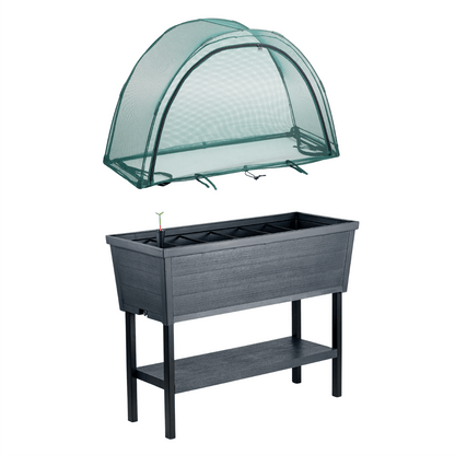 PRE ORDER: AUG. - Keter Alfresco Raised Garden Bed with NET Cover