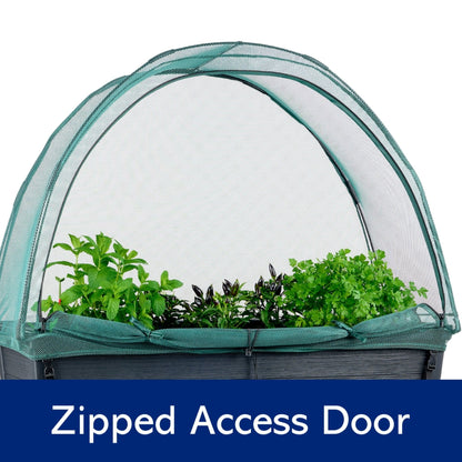 PRE ORDER: AUG. - Keter Alfresco Raised Garden Bed with NET Cover