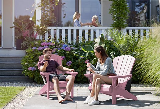 PRE ORDER: JULY. - Keter Alpine Adirondack Chair - Pink