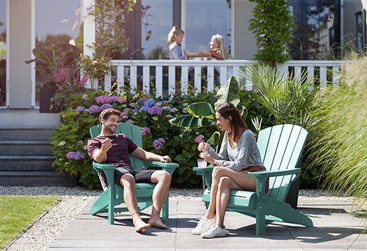 PRE ORDER: AUG. - Keter Alpine Adirondack Chair - Aqua Teal