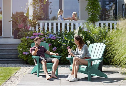 PRE ORDER: AUG. - Keter Alpine Adirondack Chair - Aqua Teal
