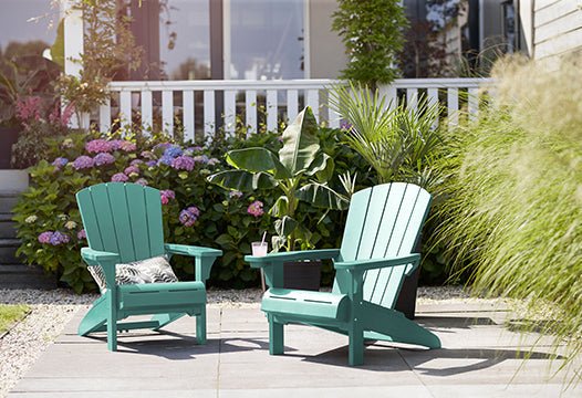 PRE ORDER: AUG. - Keter Alpine Adirondack Chair - Aqua Teal