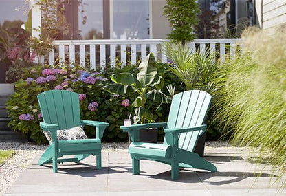 PRE ORDER: AUG. - Keter Alpine Adirondack Chair - Aqua Teal