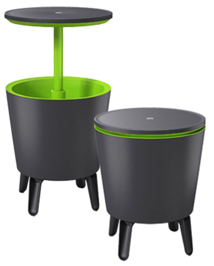 Keter Illuminated Cool Bar - Graphite/ Lime