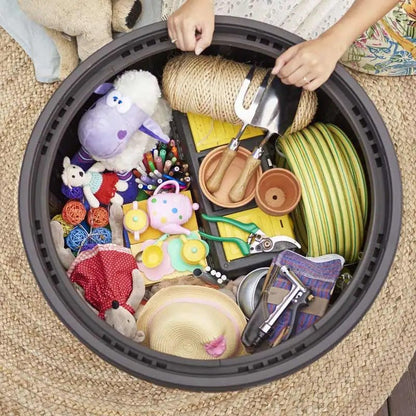 Keter Circa Rattan 140L Storage Box - Grey
