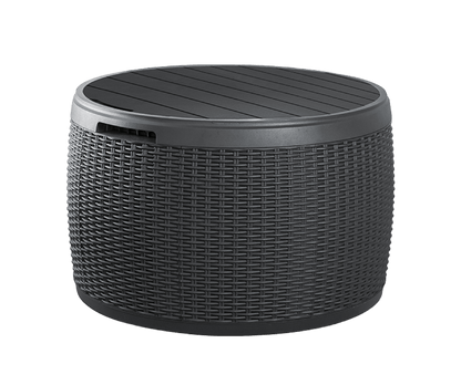 Keter Circa Rattan 140L Storage Box - Grey