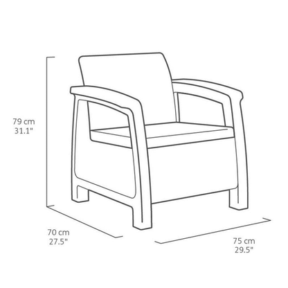 Keter Corfu Armchair