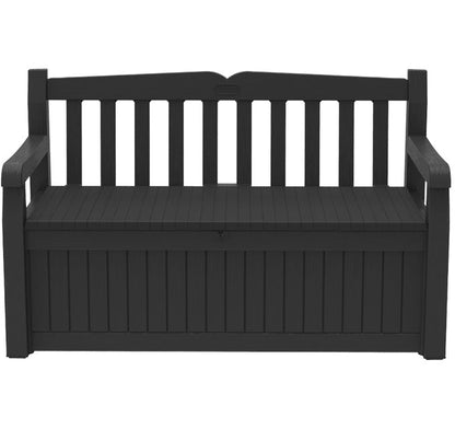 PRE ORDER: JUNE. - Keter Eden 265L Storage Bench- Dark Grey