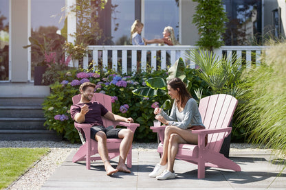 PRE ORDER: JULY. - Keter Alpine Adirondack Chair - Pink