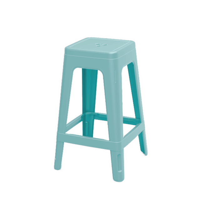 PRE ORDER: AUG. - Keter Lucca Indoor/Outdoor Bar Stool - Blue