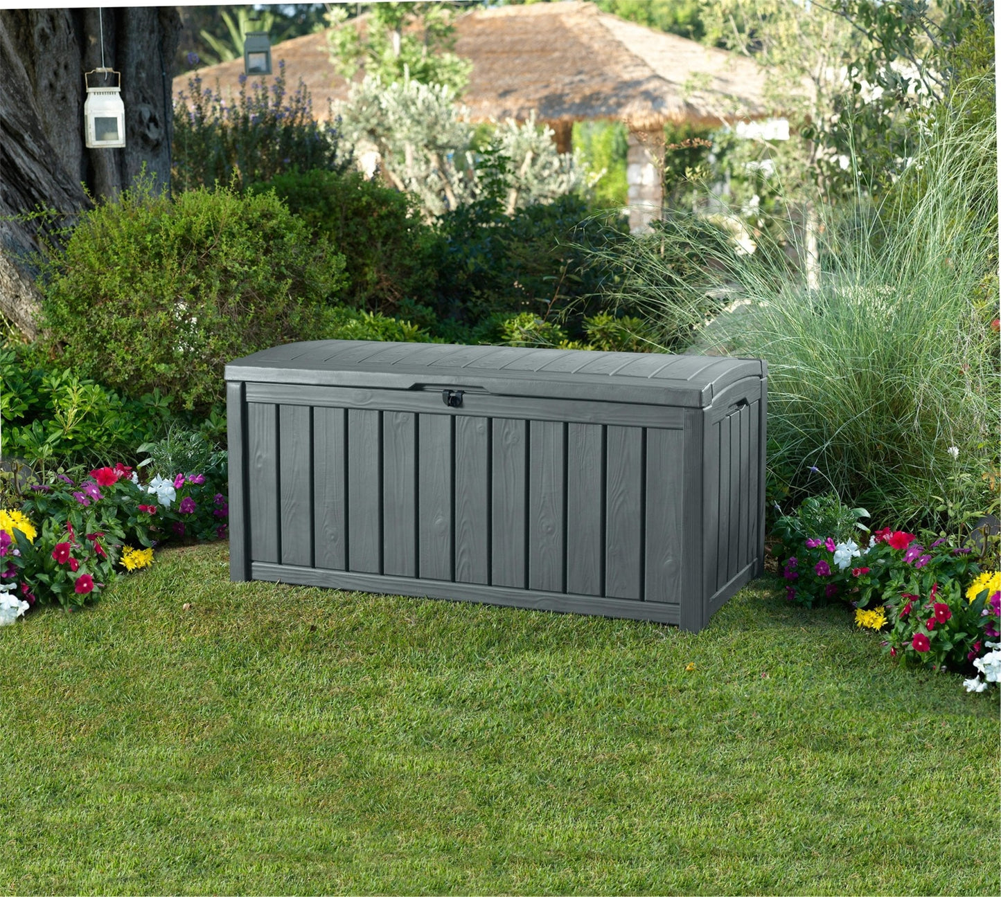 Keter Glenwood 390L Storage Box - Graphite