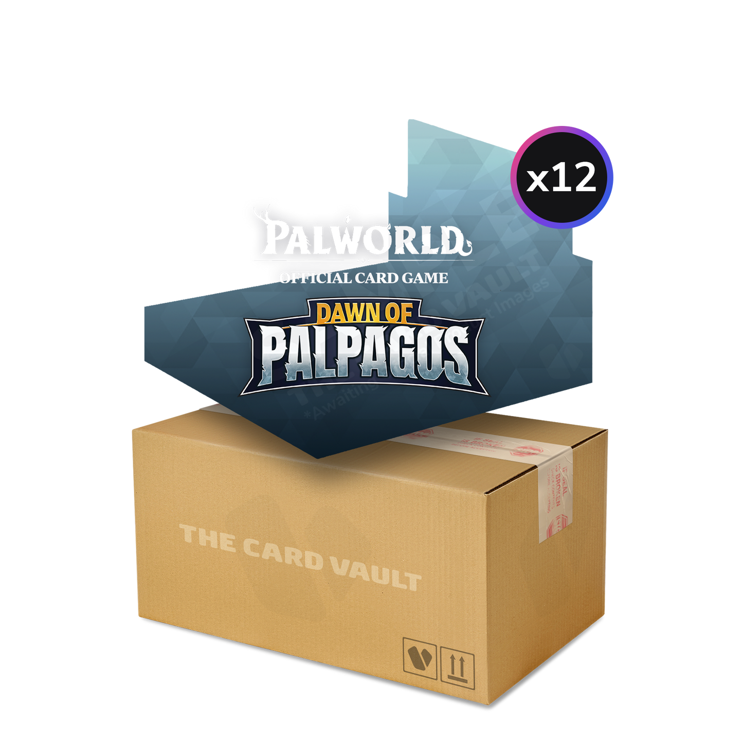 Palworld Official Card Game - Dawn of Palpagos - Display Case (12x Booster Boxes)