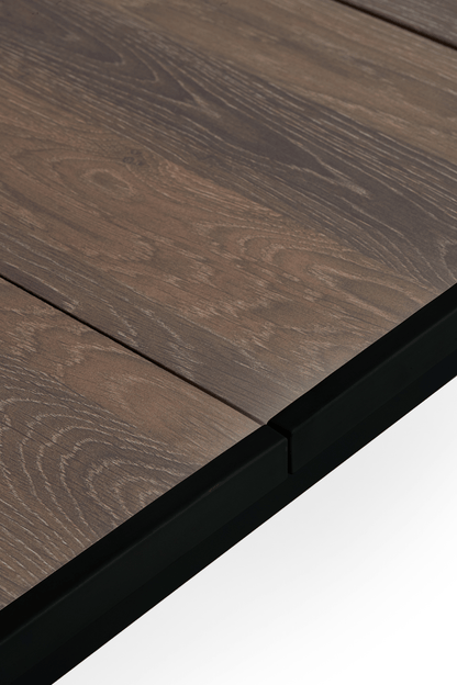 Keter Signature Porto Dining Table - Walnut Look (2 x 0.9m)