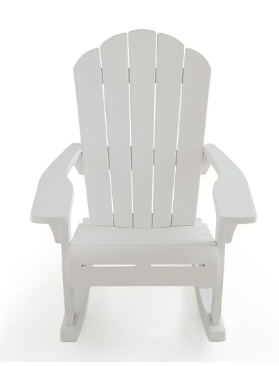Keter Everest Rocking Adirondack Chair - White -  2 PACK
