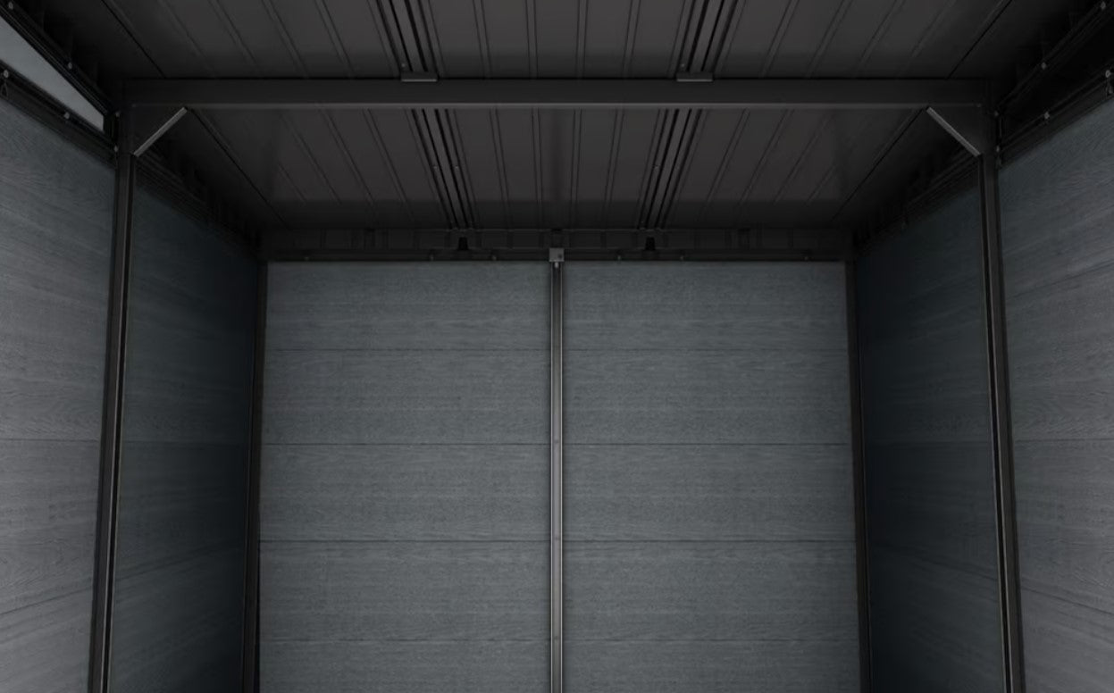 Keter Signature Pent 9x7 Shed - Stormgrey Look (2.8 x 2.2m)