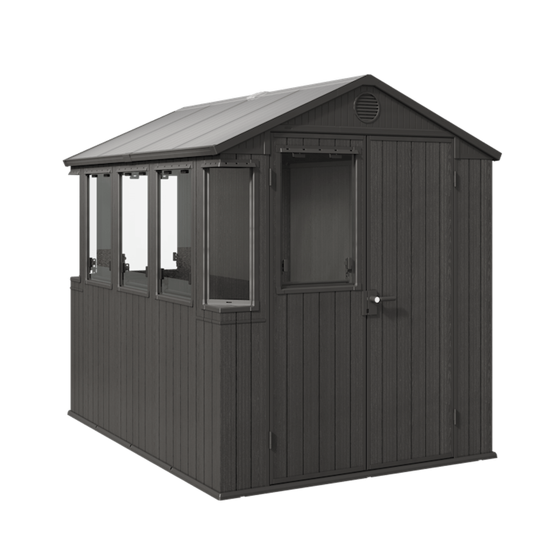 Keter Potting 6x8 Shed - Dark Grey (1.9 x  2.4m)