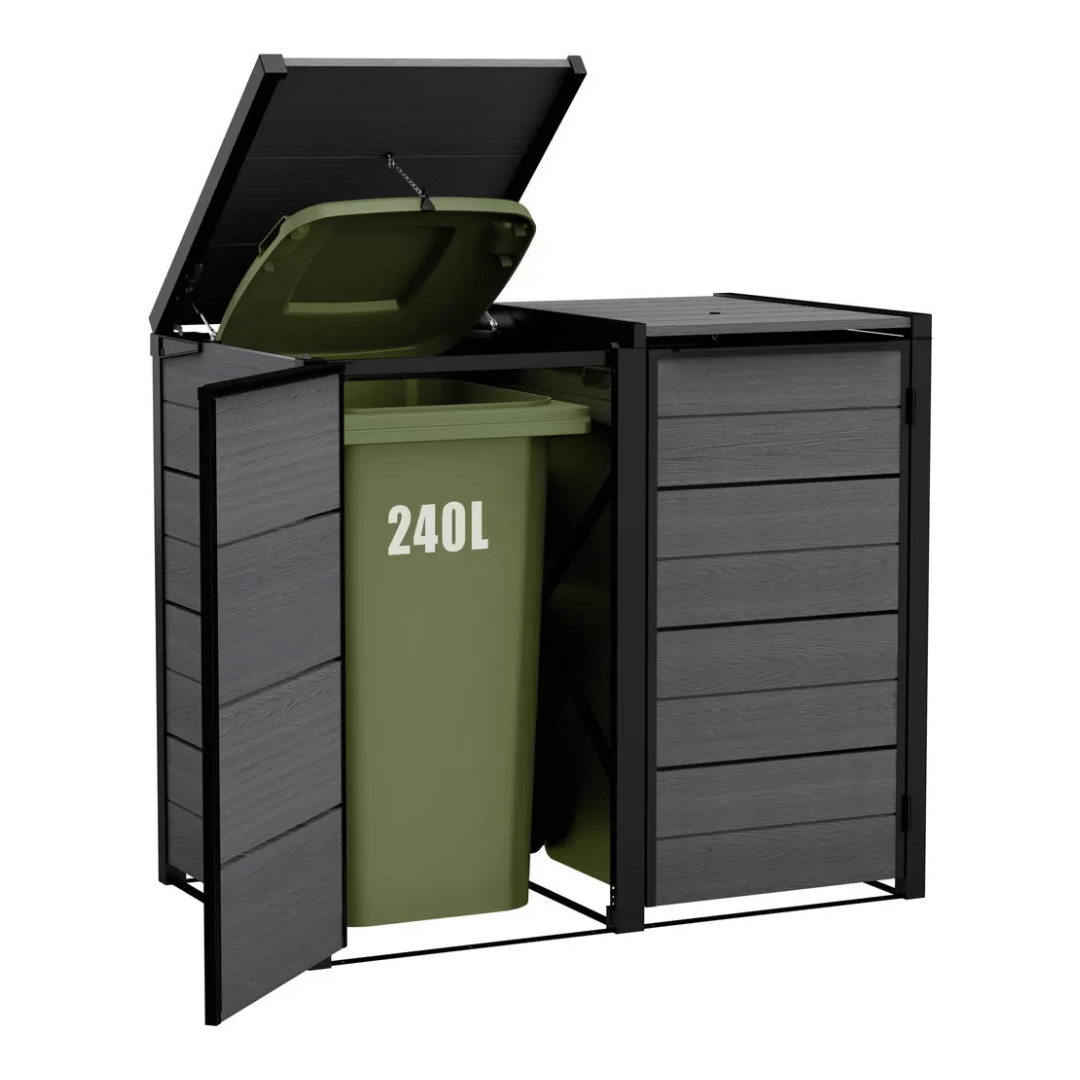 Keter  Hideaway - 2 Bin (Grey)