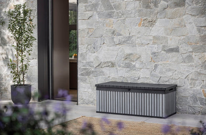 Keter Signature 380L Storage Box - Venetian Grey