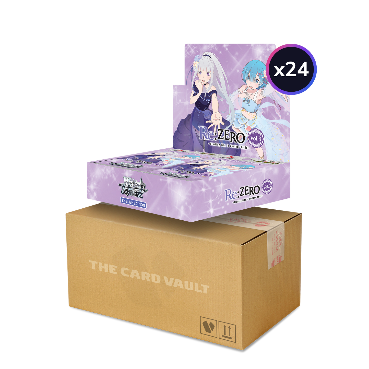 Weiss Schwarz - Re:ZERO -Starting Life in Another World- Vol.3 - Display Case (24x Booster Boxes)