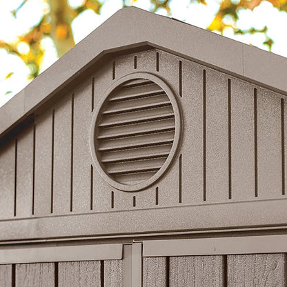 6 Ft. W X 4 Ft. D Double Door Apex Outdoor Garden Shed