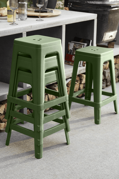 Keter Lucca Indoor/Outdoor Bar Stool - Green