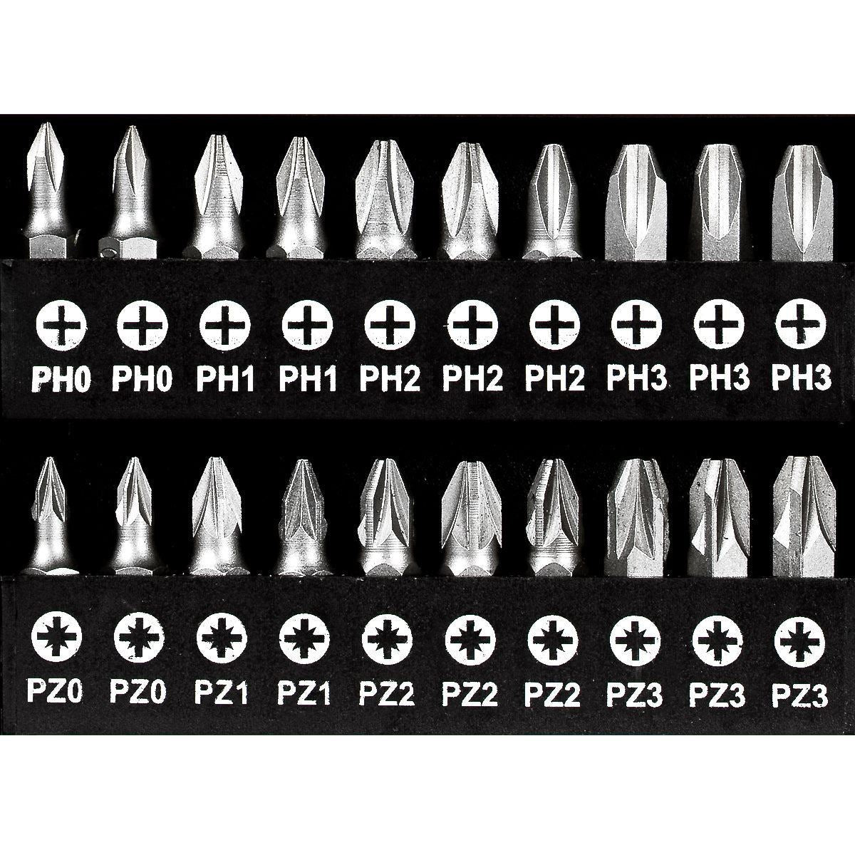 Kendo 101 Piece Screwdriver Bit & Socket Set with Bench Organiser Stand Multi Drive Tool Station