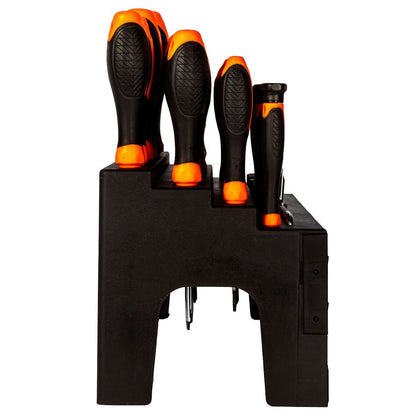 Kendo 101 Piece Screwdriver Bit & Socket Set with Bench Organiser Stand Multi Drive Tool Station