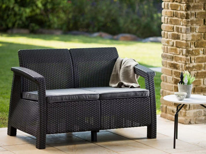 Keter Corfu 2 Seater Sofa
