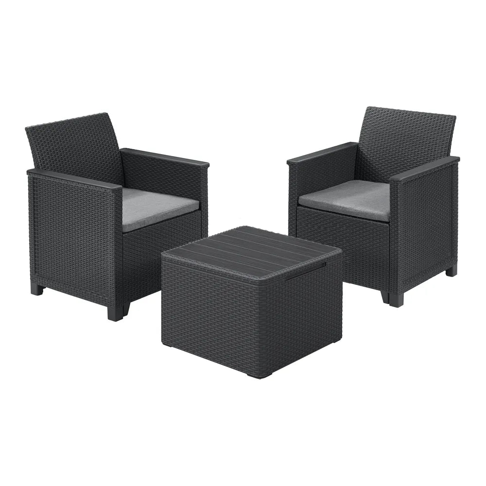 Keter Elodie Balcony Set - Graphite