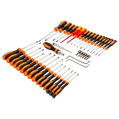 Kendo 101 Piece Screwdriver Bit & Socket Set with Bench Organiser Stand Multi Drive Tool Station