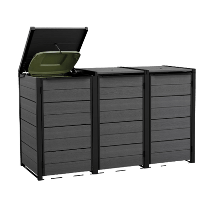 Keter Hideaway - 3 Bin (Grey)