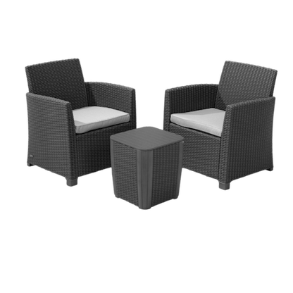 Keter Mia Balcony Set - Graphite