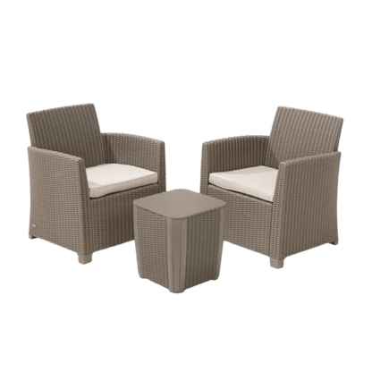 Keter Mia Balcony Set - Cappuccino