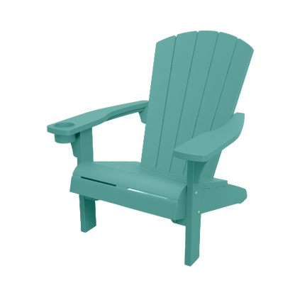 PRE ORDER: AUG. - Keter Alpine Adirondack Chair - Aqua Teal